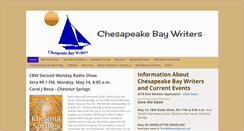 Desktop Screenshot of chesapeakebaywriters.org